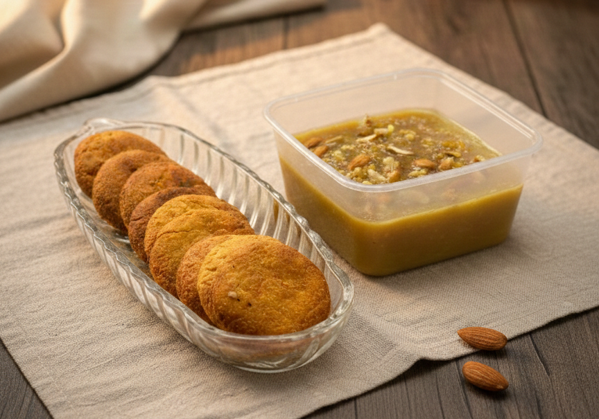 Buy 4 Kg Daal Halwa, Get 1 Dozen Tikkiyan Free